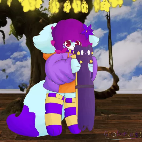 hehehe, loooonnnngggg :3 (Art by me)