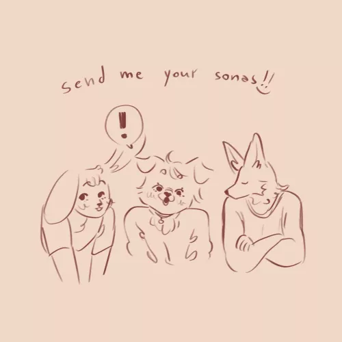 I'll sketch some sonas! 