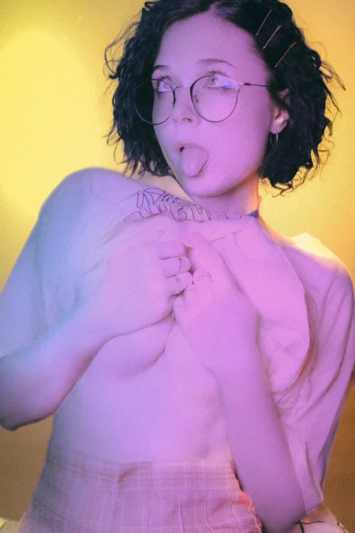 Just my face every time I feel a few inches getting inside me