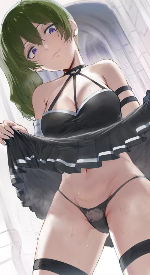 Ubel shows her pantsu to someone (Hews)