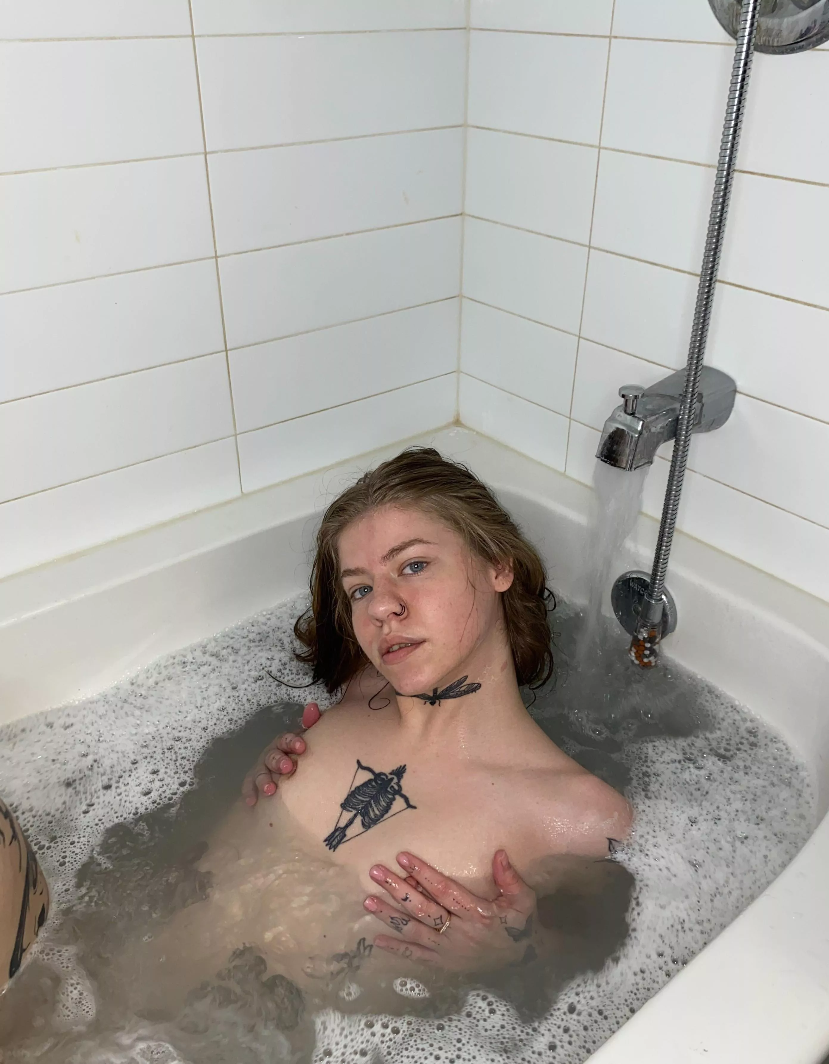 Would you come with me to help in the shower