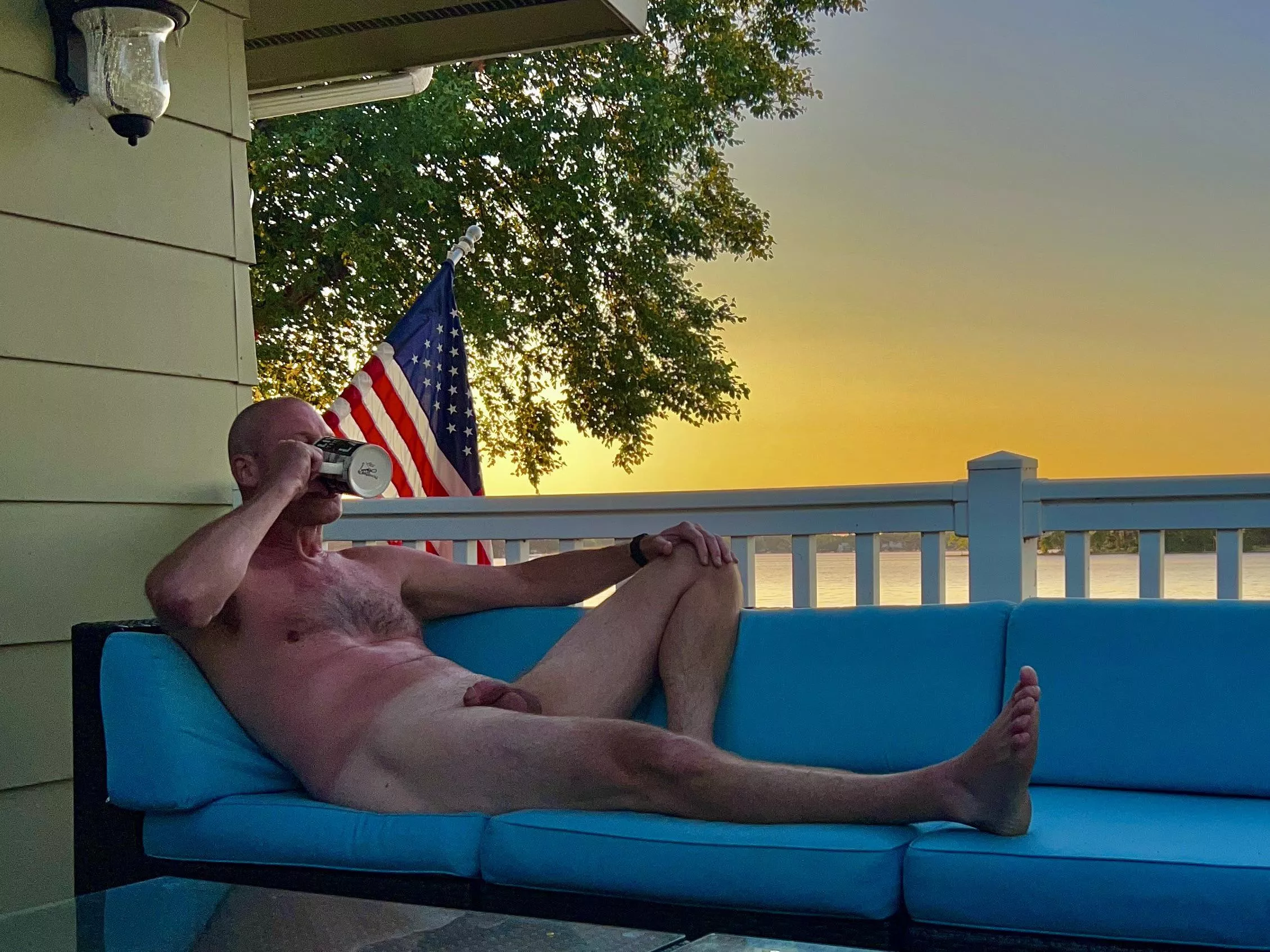 A cool morning and solar effects of sunday funday on the water