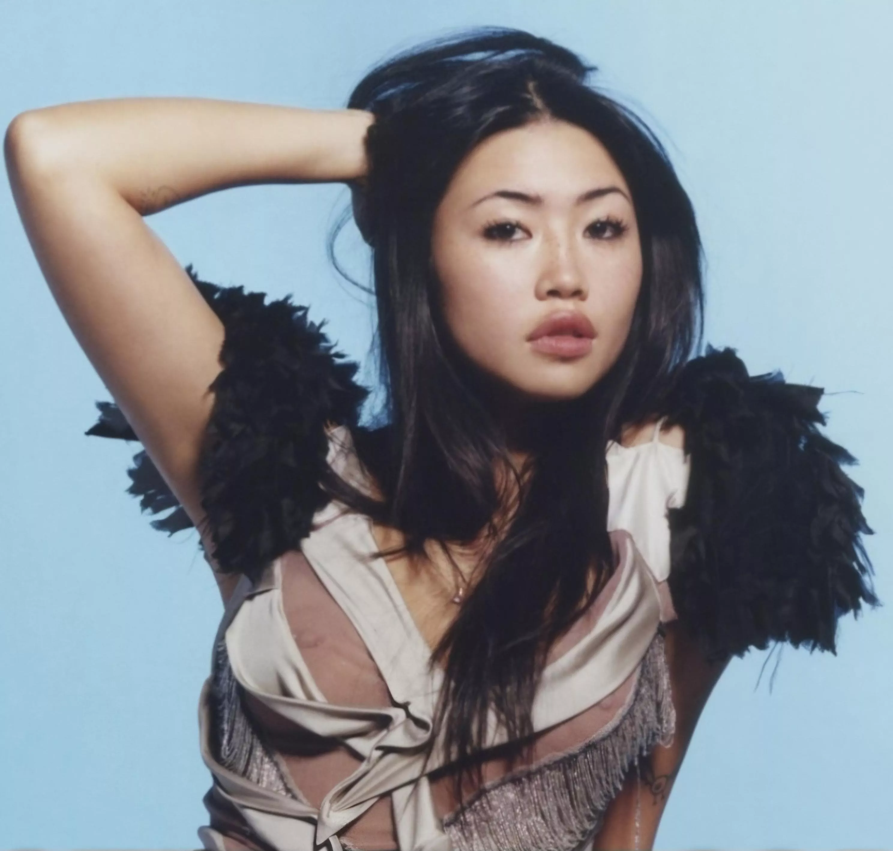 Beabadoobee see through with nipple piercing