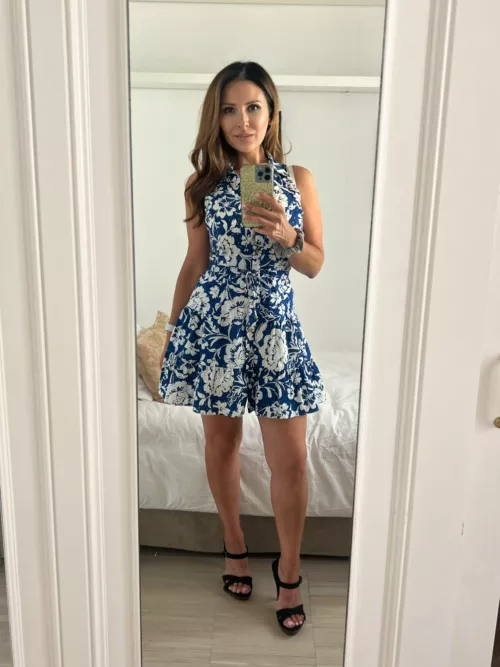 Dressed up for our date