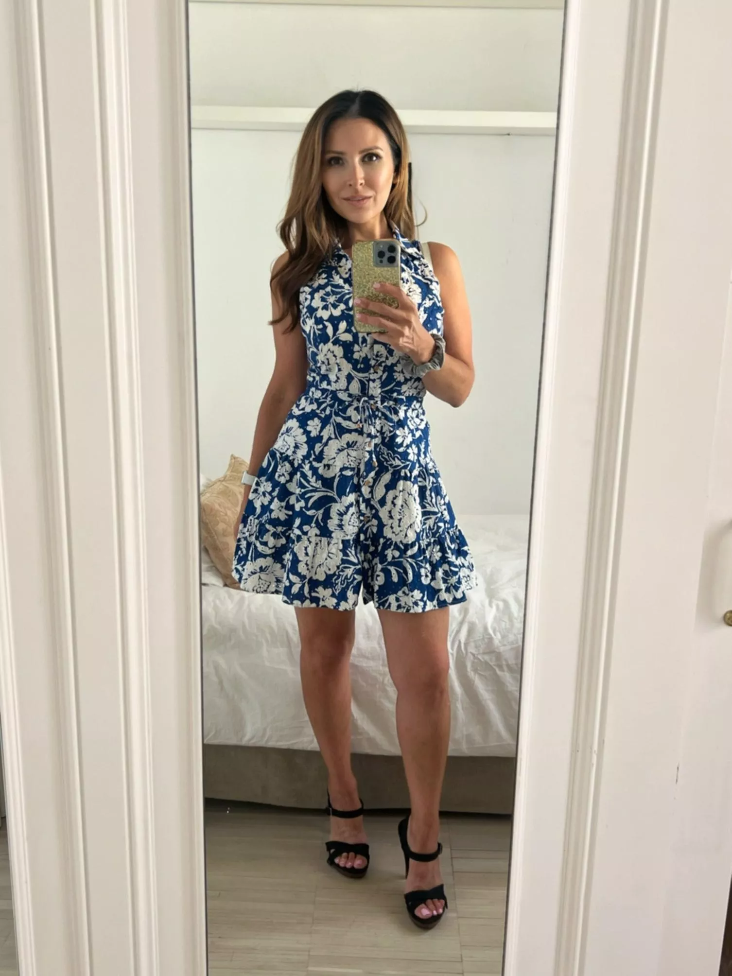 Dressed up for our date