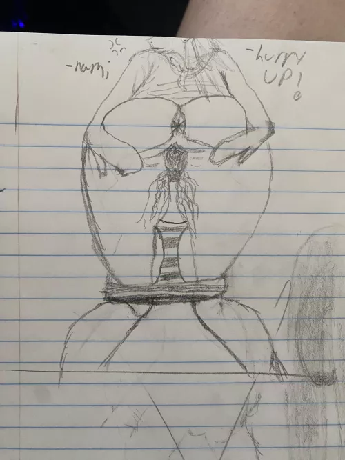Drew my first hentai, it had to be nami 