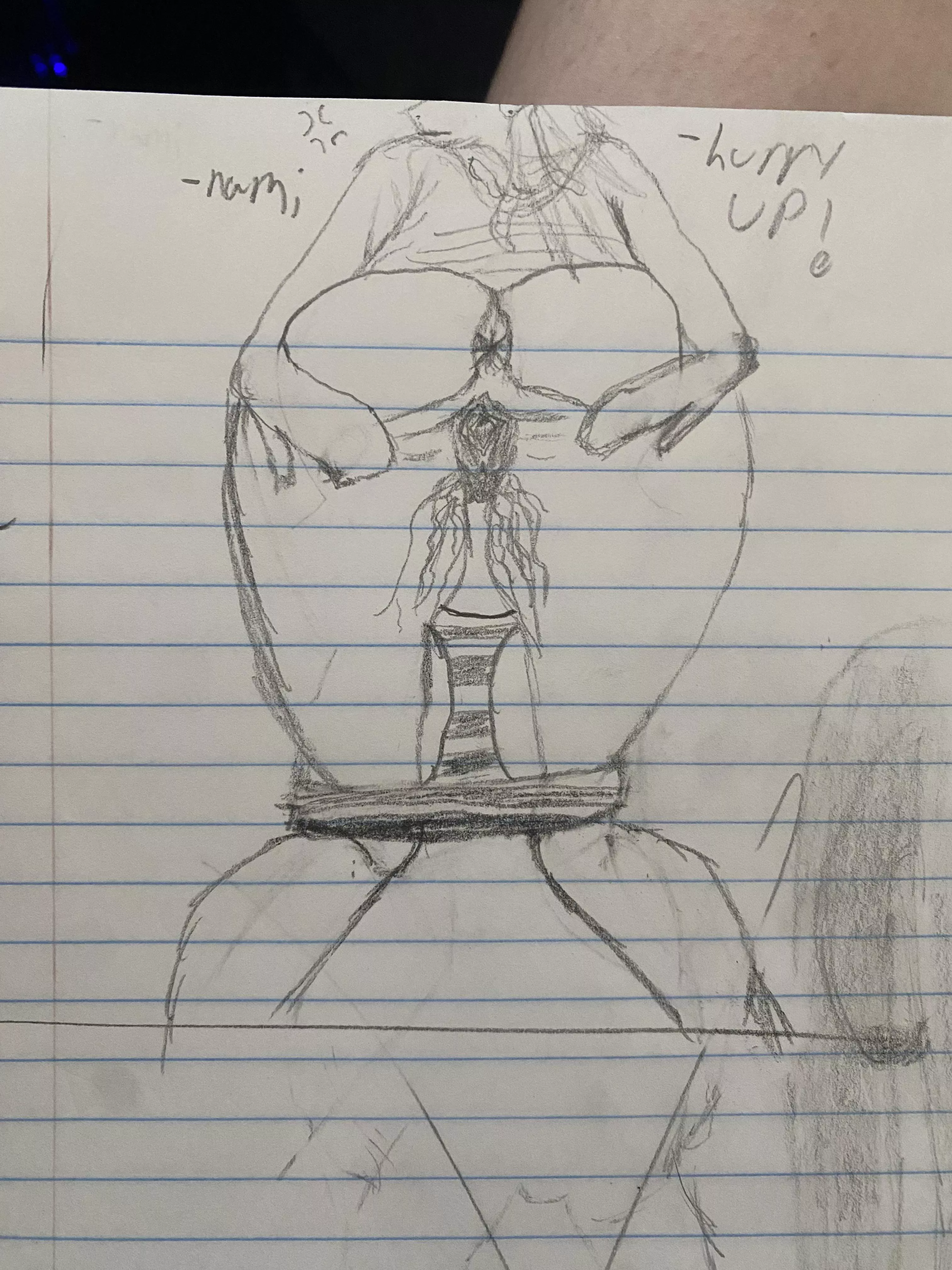 Drew my first hentai, it had to be nami 