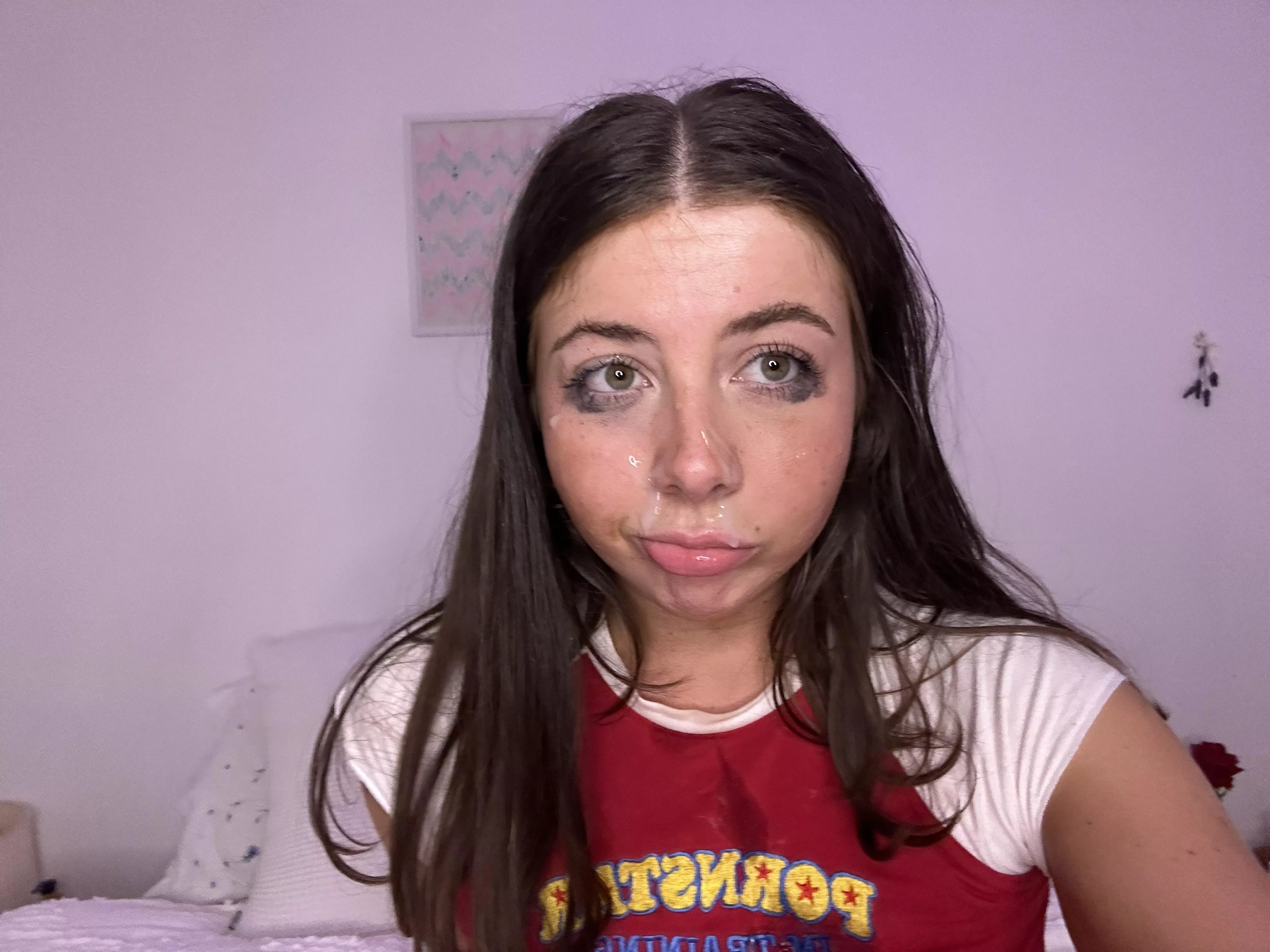 I feel pretty with a face full of cum 