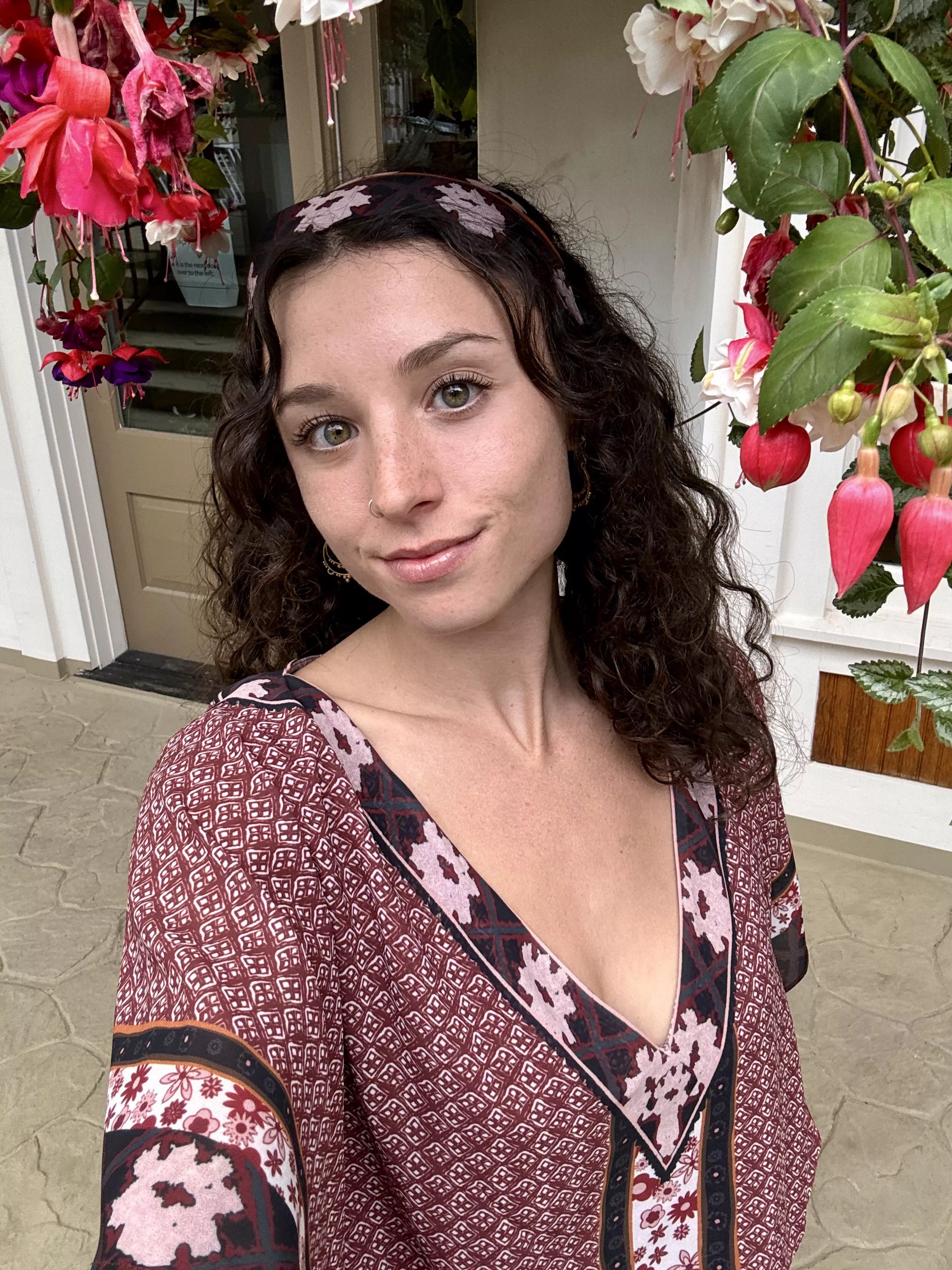 matching the flowers 🌸