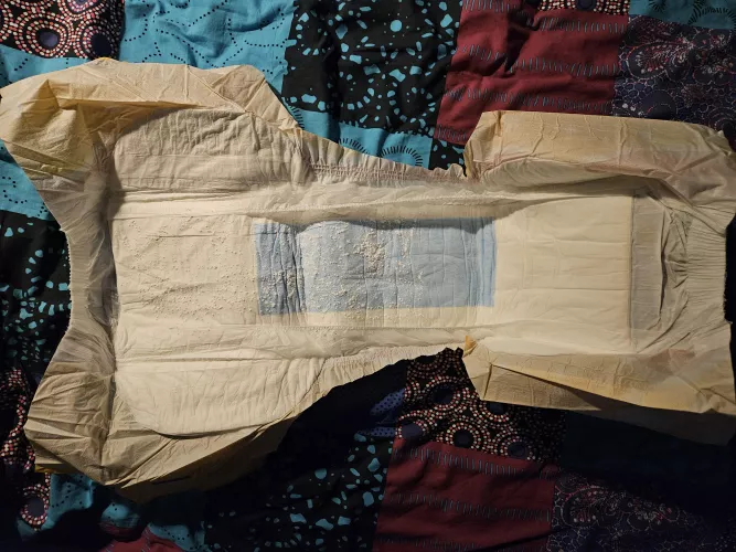 That feeling before putting a fresh diaper on...