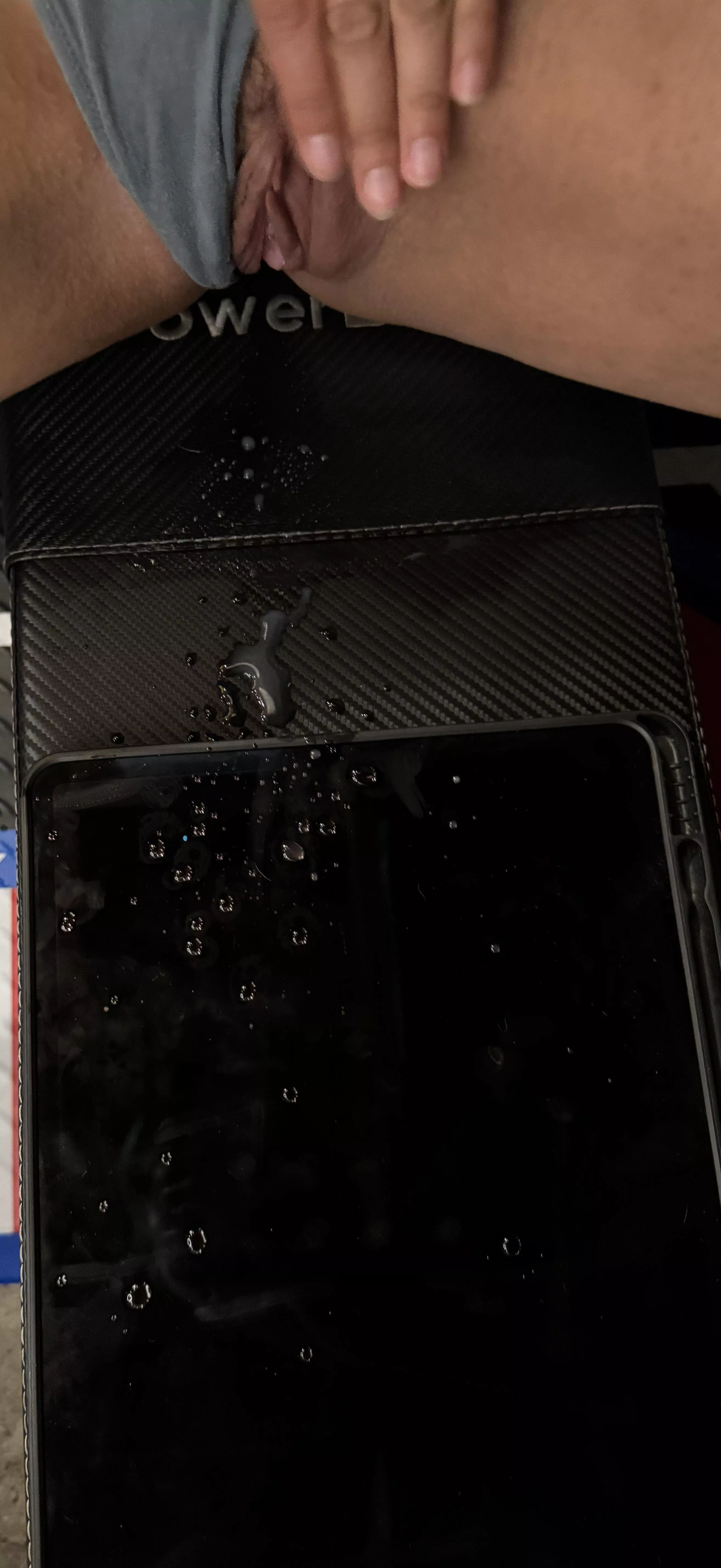 The aftermath of a reverse squirt trib! Please add to my mess 😊