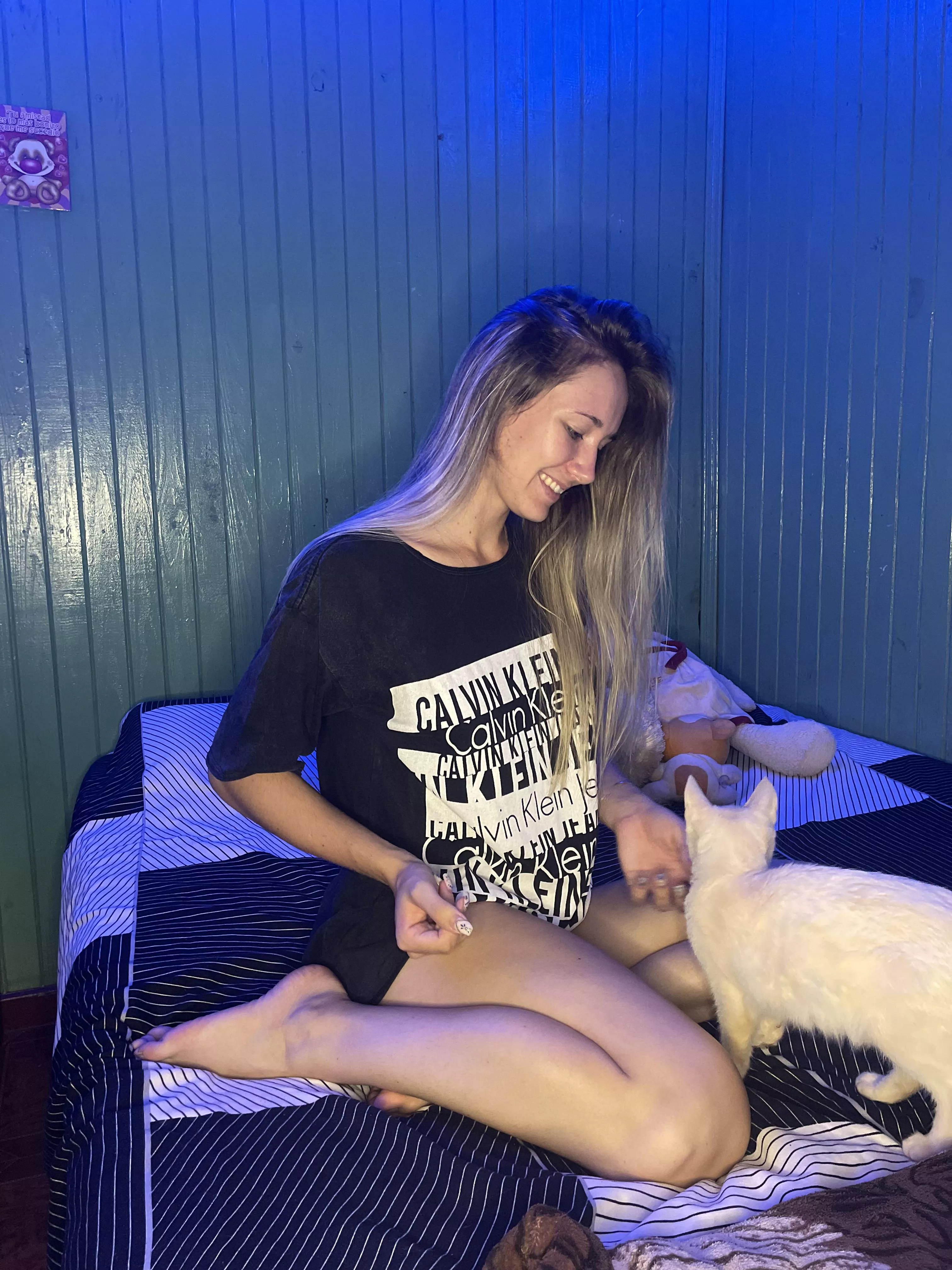 After work, time for a selfie
