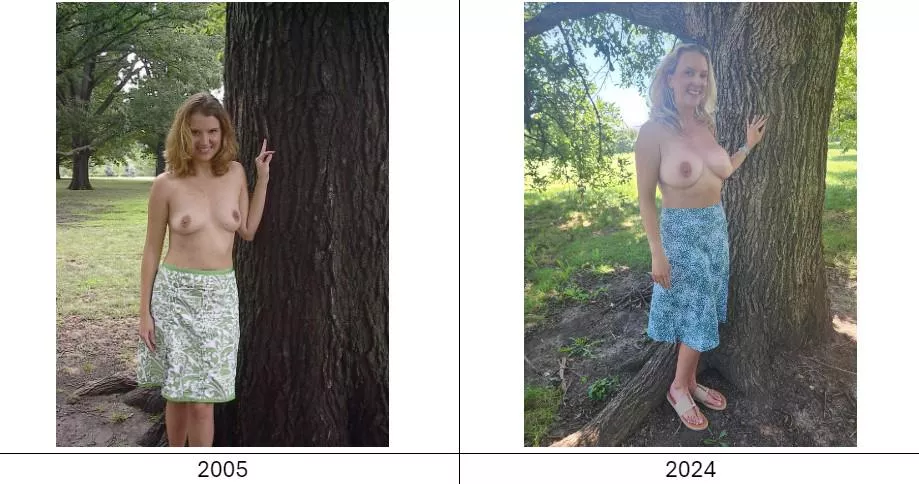 Another before and after pic of me now and 19 years ago. What do you think??