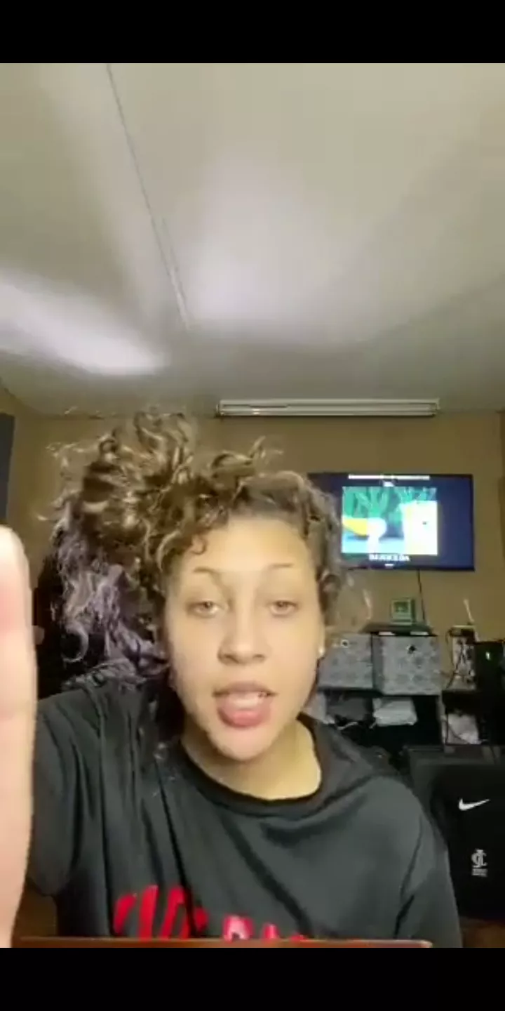 Anyone know her name or @???