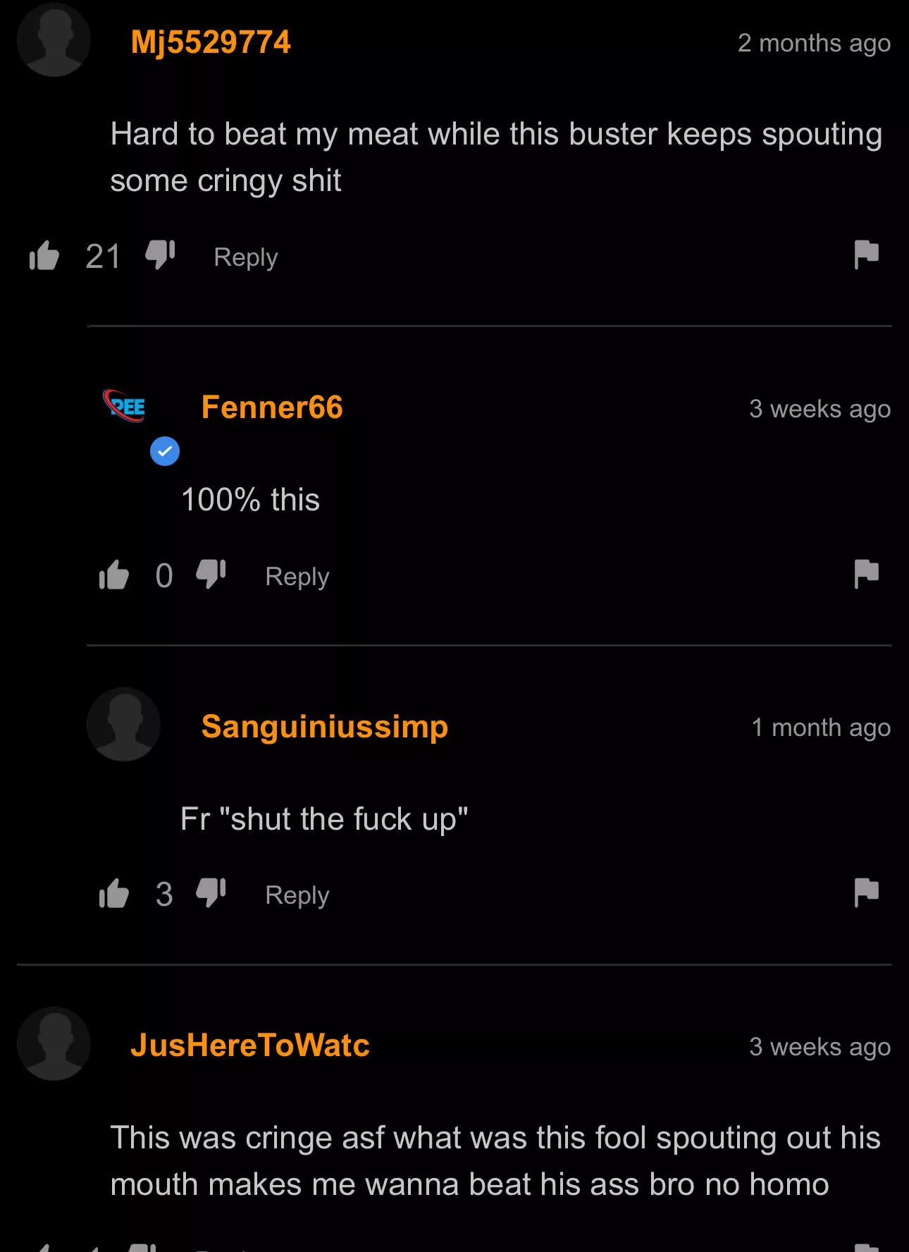 Bro shut up and fuck