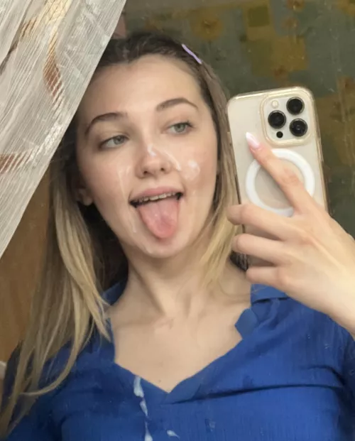 Daddy I want you to cum on my face