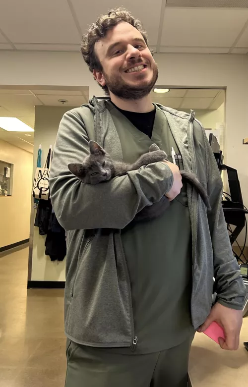 Don’t forget your daily dose of kitten snuggles