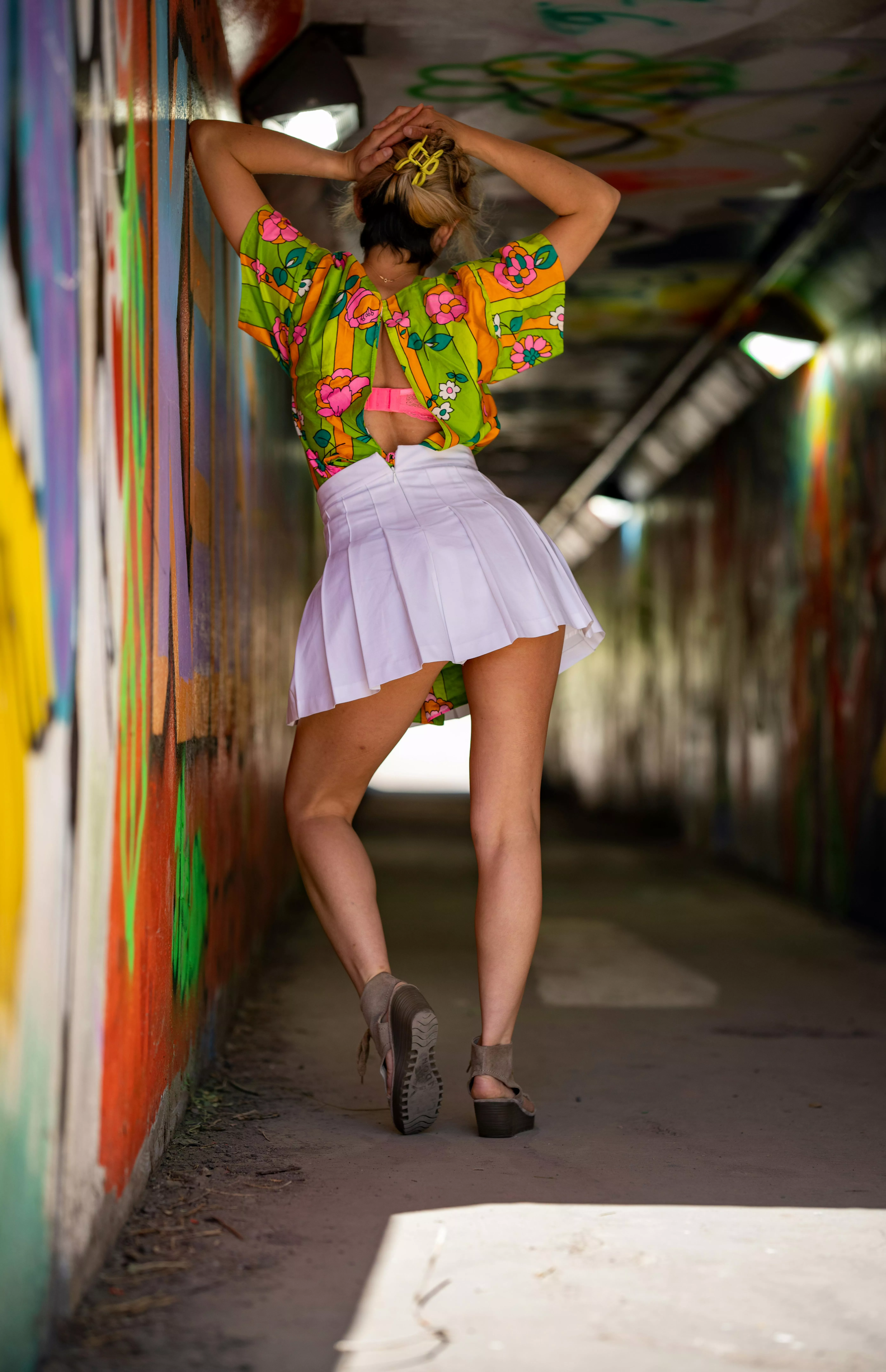 I love summer for all the fun outfit choices [F]