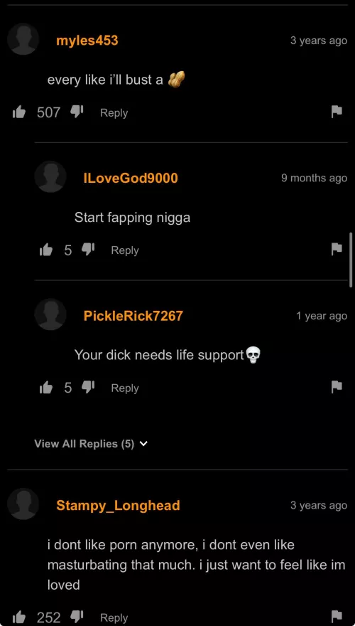 Life support dick