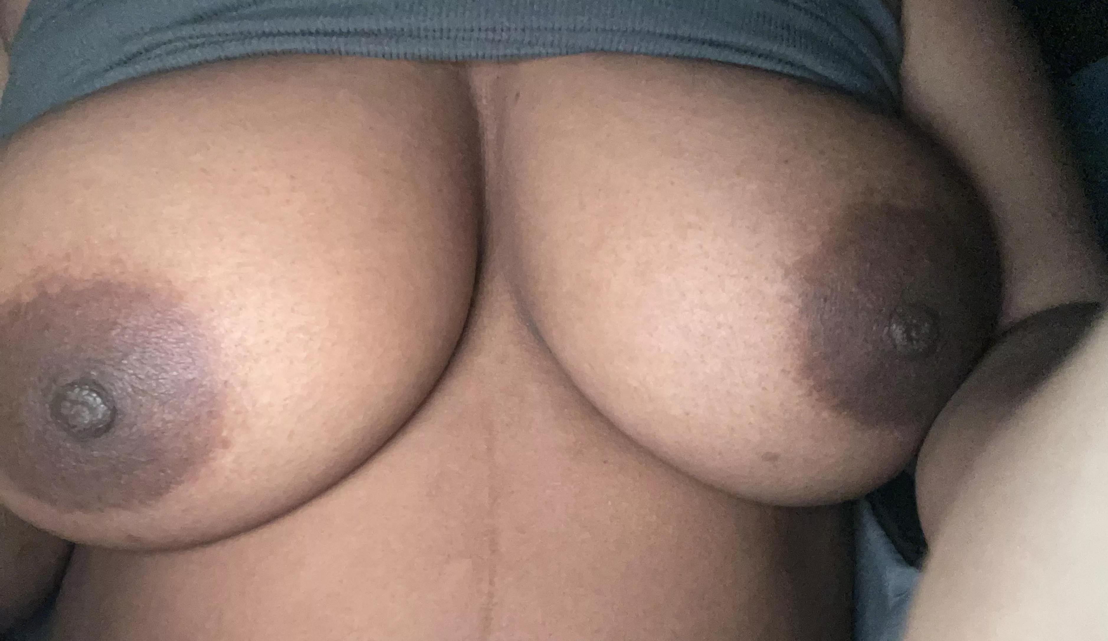 Load all over my raw black ebony tits