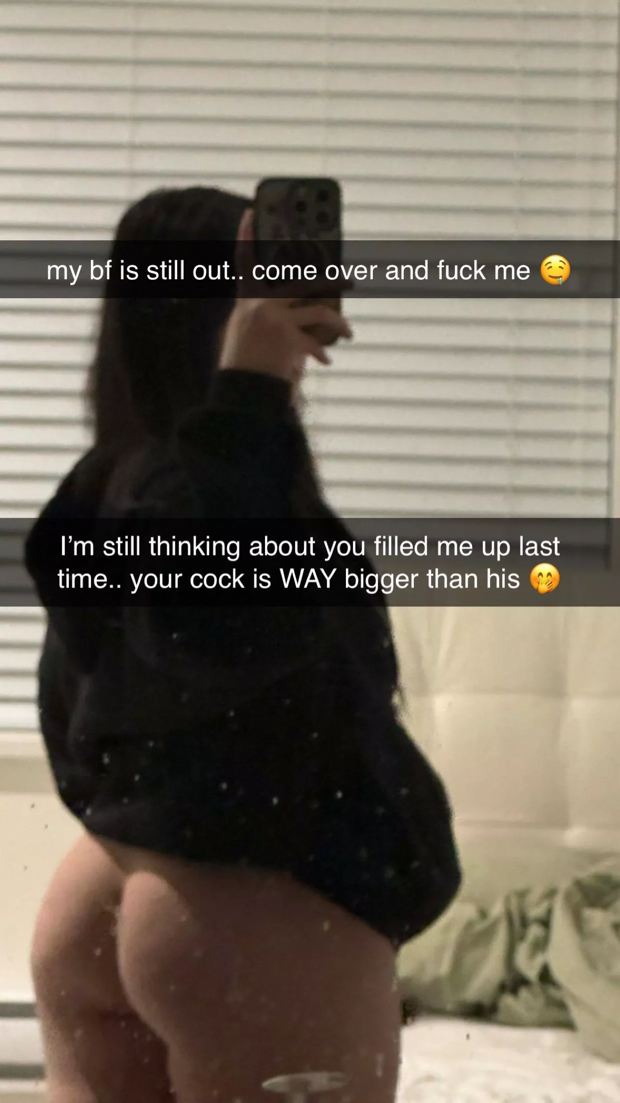 my bf will never find out 🤭 I need a bigger cock (18 asian)