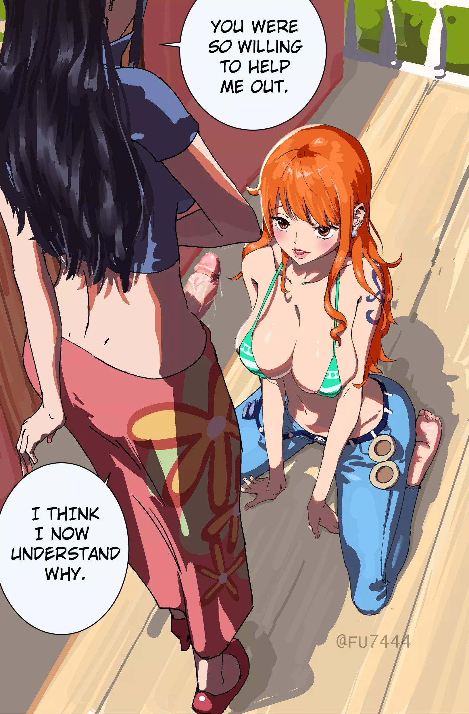 Nami wants to suck