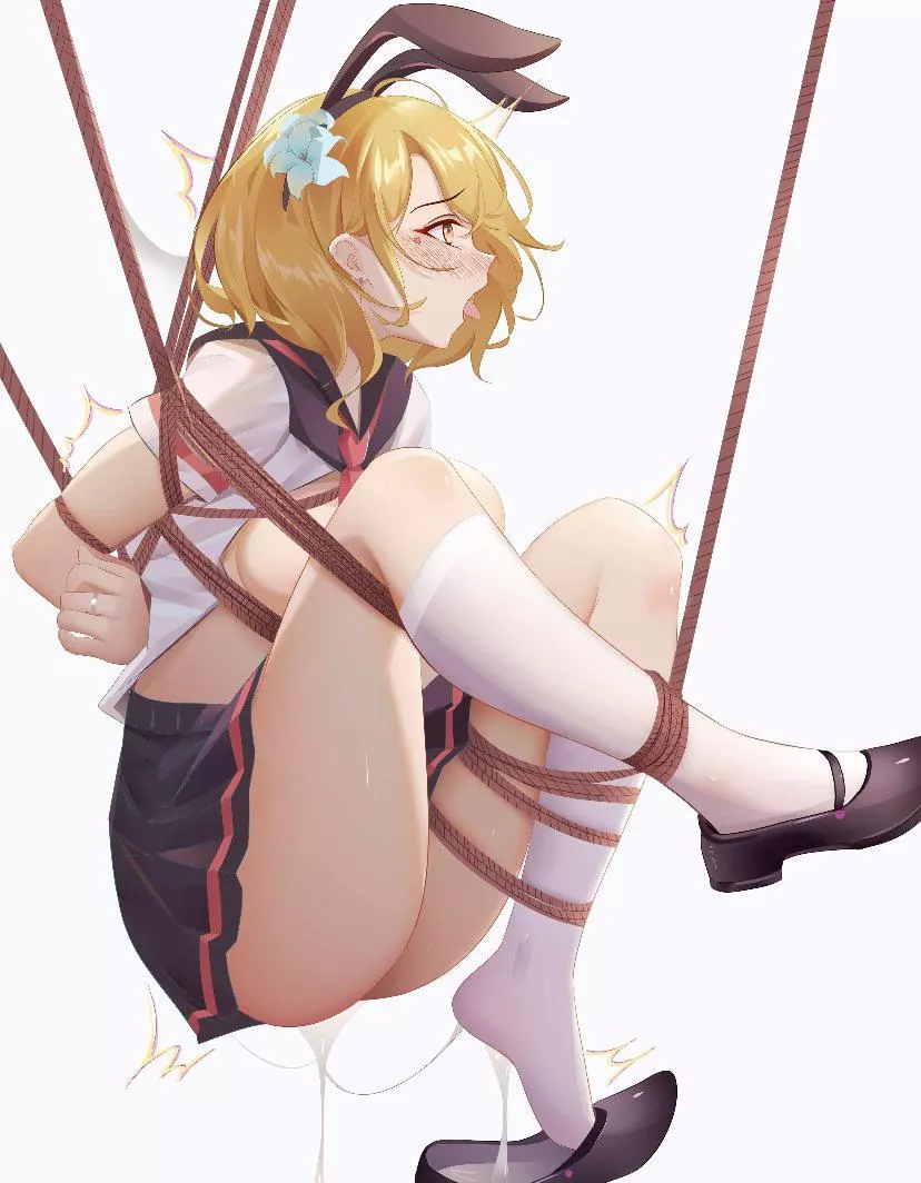 No way to escape the countless cocks about to ravage me