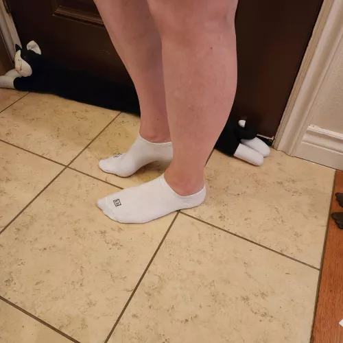 Oops, another day wearing white Kb socks