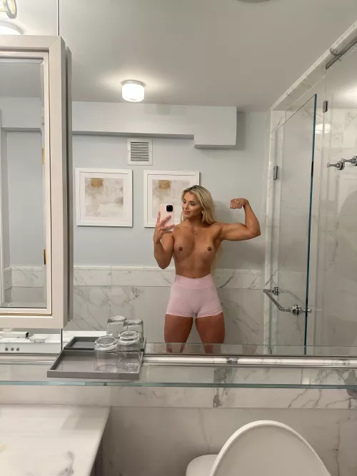 Post gym selfie to track my progress