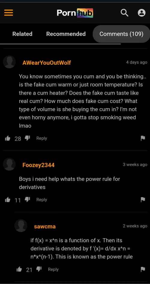 Power of derivatives 