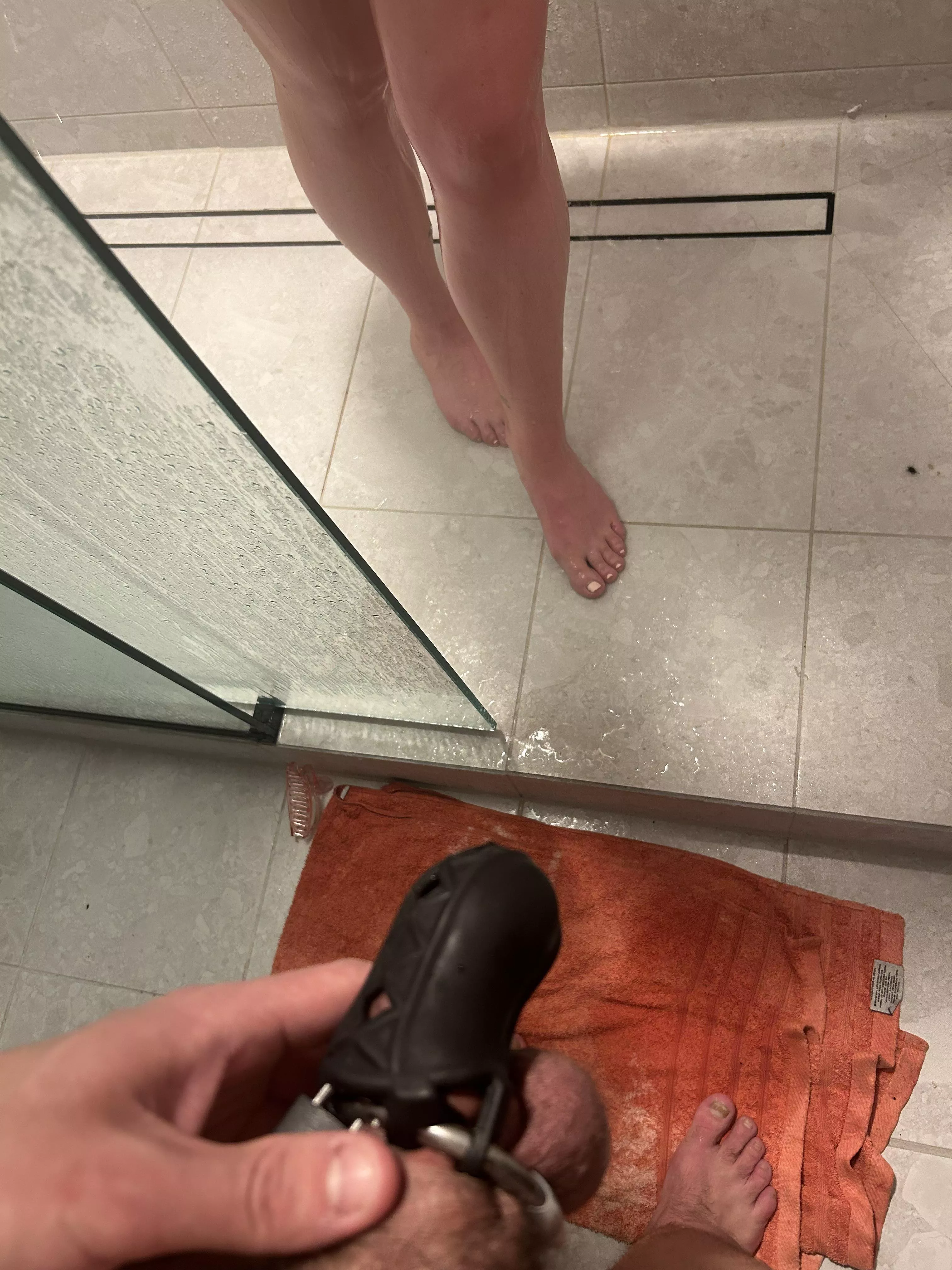 She decided my metal cage wasnt good enough. She shouldnt have to see my cock at all. Ive been upgraded