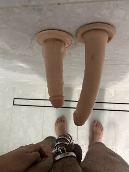 She said the only way im allowed to masturbate from now on is with one of these. My pathetic cock isnt coming out