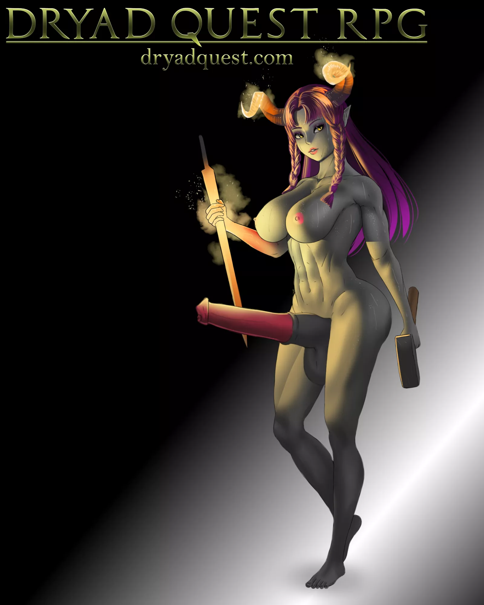 She's sweating and needs help