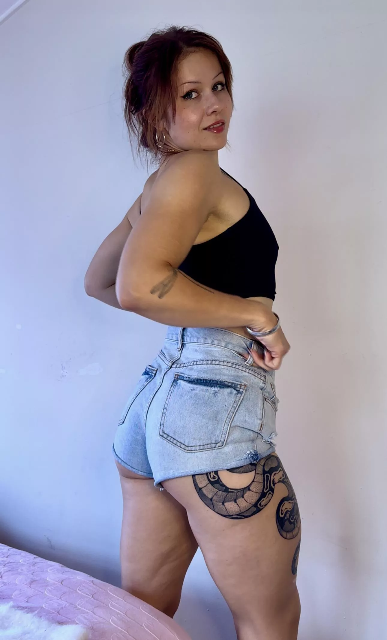 They’re always too tight on my cheeks but loose around my waist