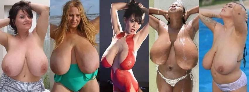 What a beautiful set of big heavy breasts and i think your choice is difficult right ? .....