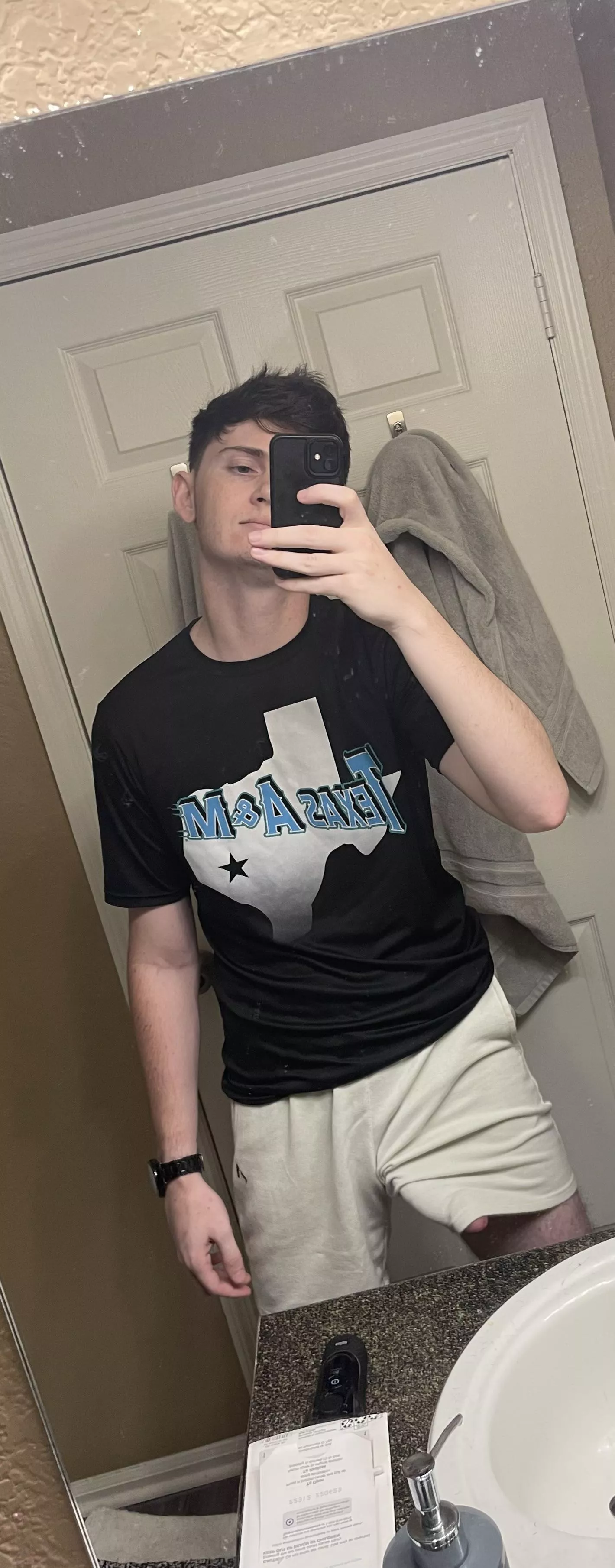 Wondered why I was getting so many weird looks today until I got home