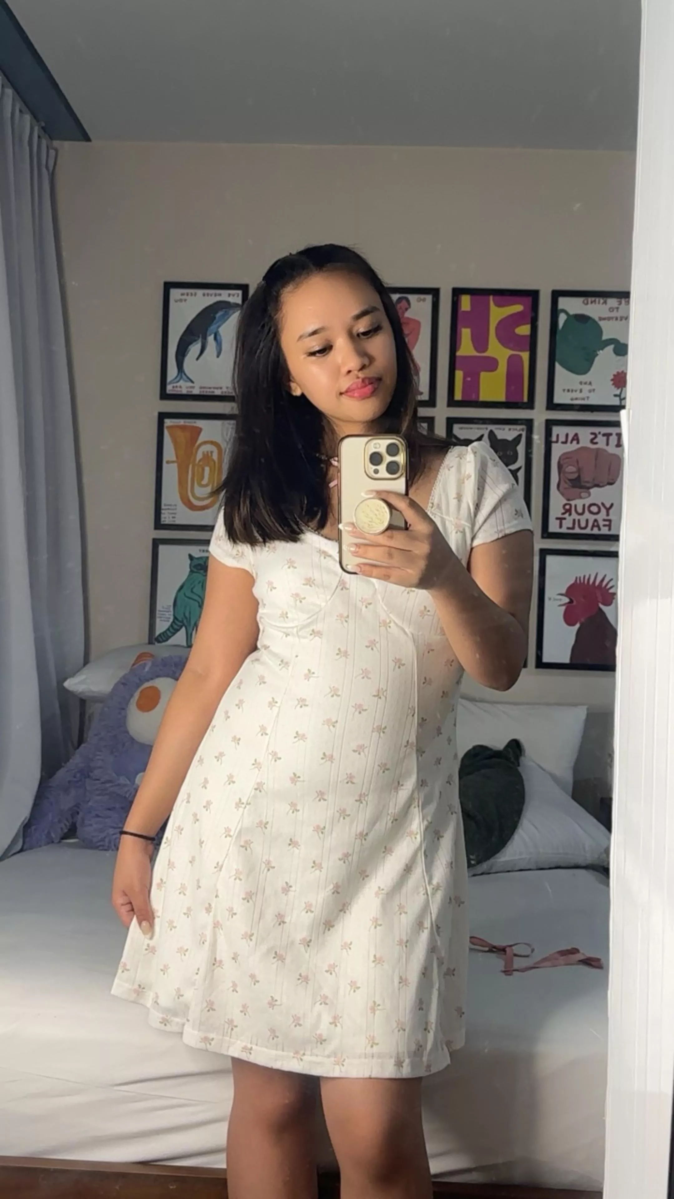 Wore some heels so I can look normal sized 🙈