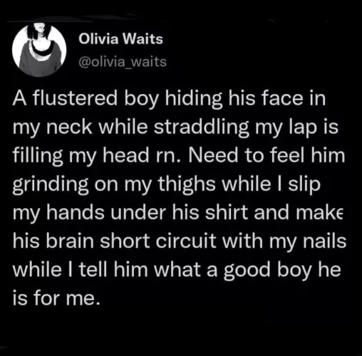 Doing this to him would fix me