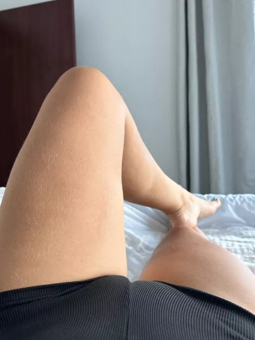 fuzzy legs and lil cameltoe