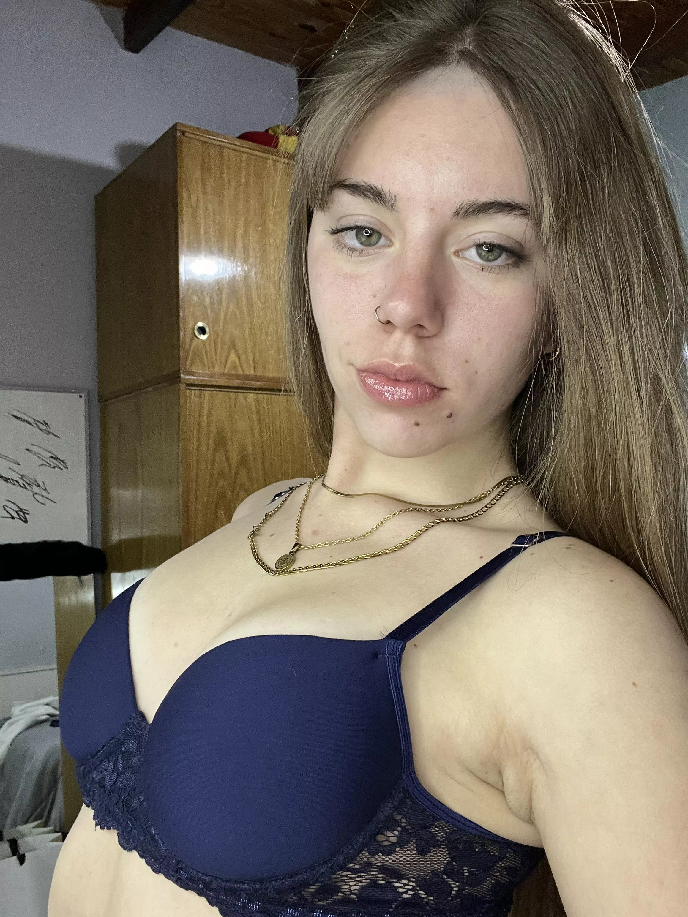 its a blue bra kind of day today ;)