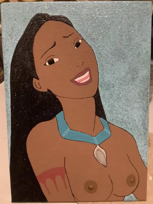 Pocahontas painting