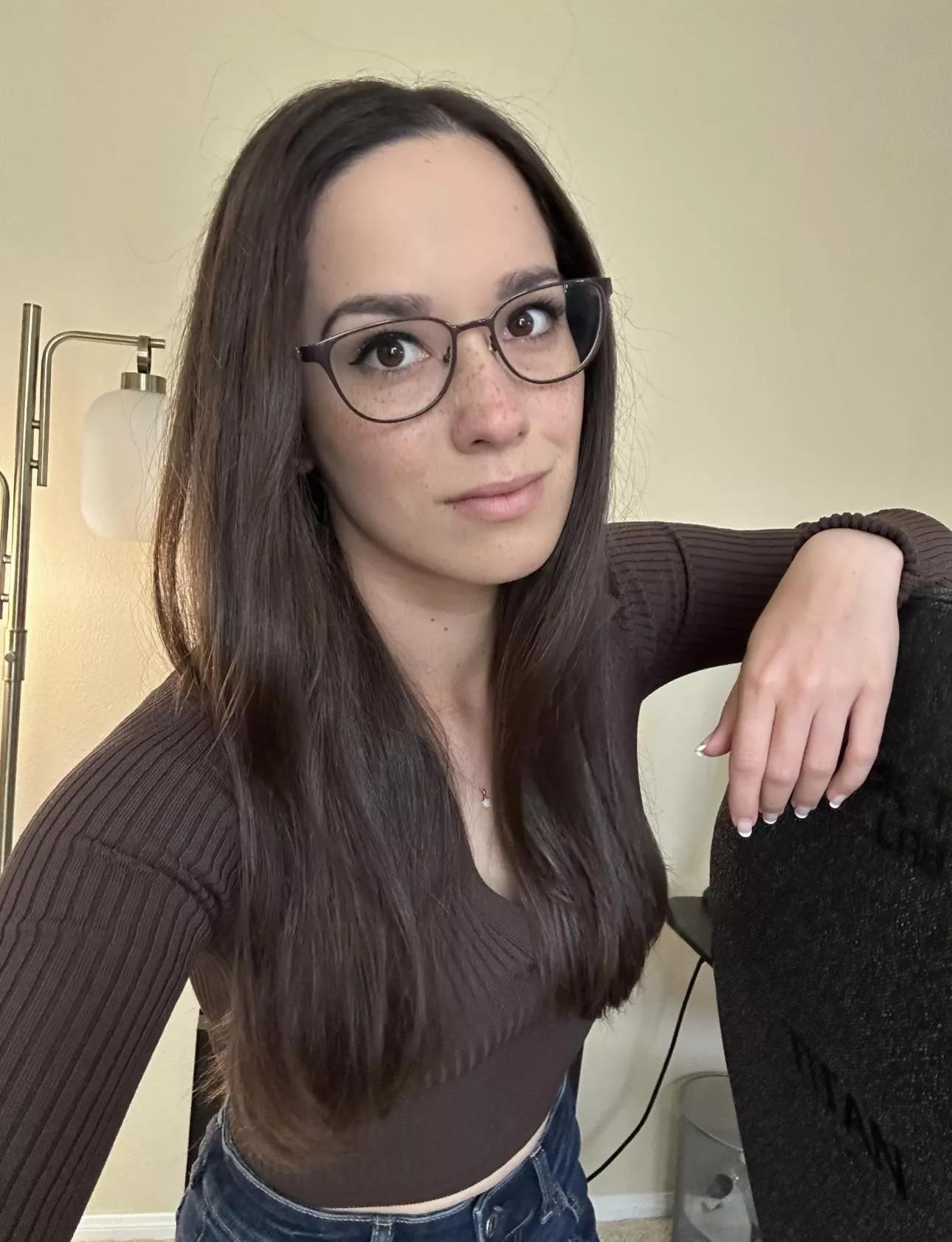 Ready for a productive day in the office.