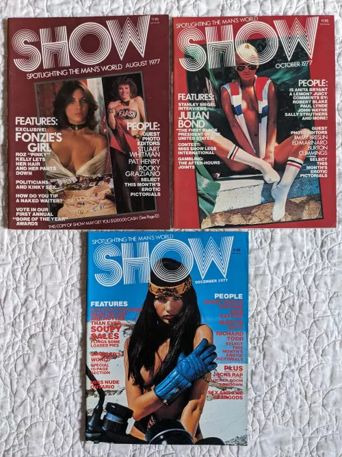 Show magazines from 1977.