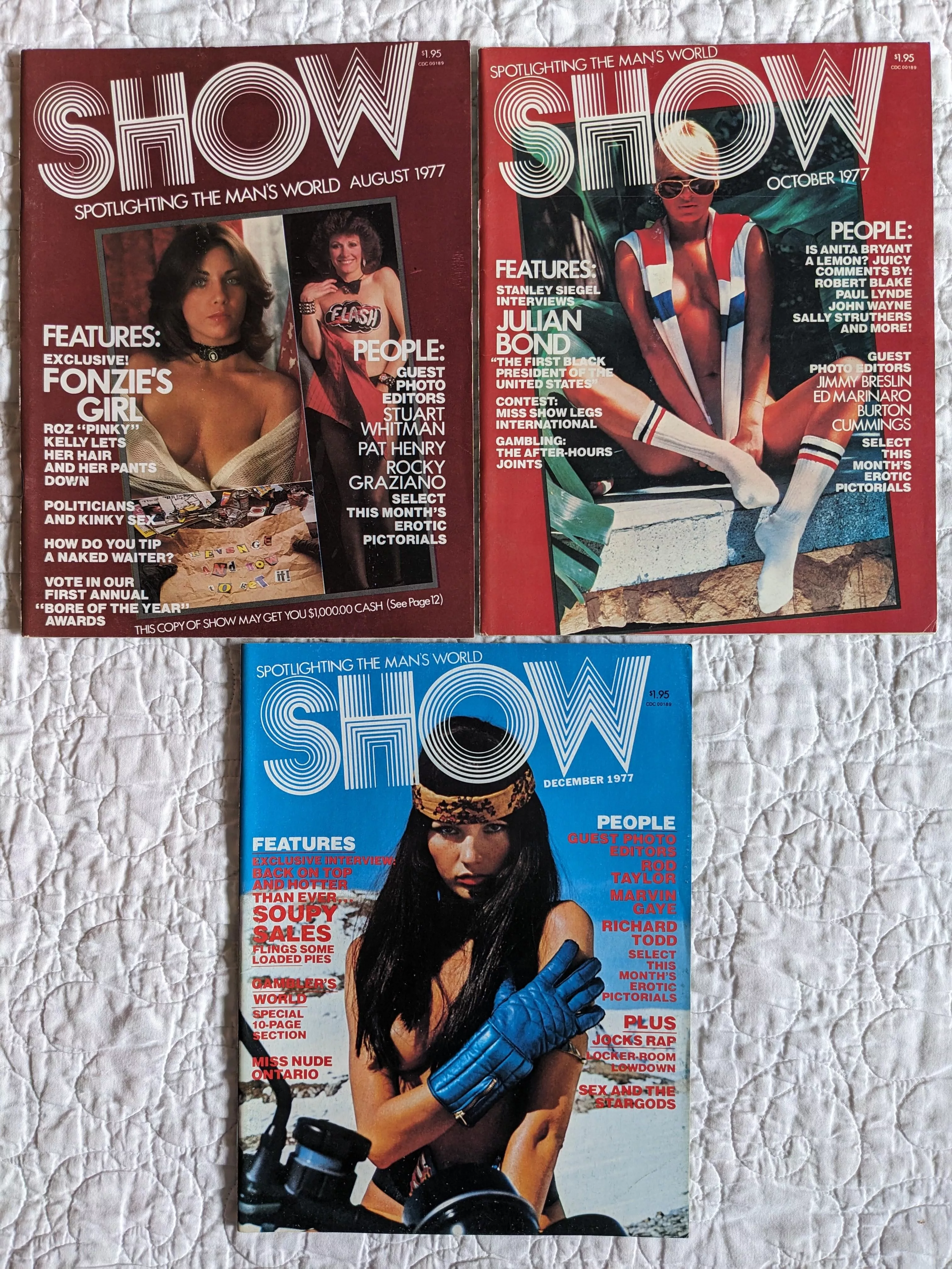 Show magazines from 1977.