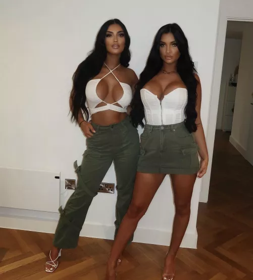 Twins before filming