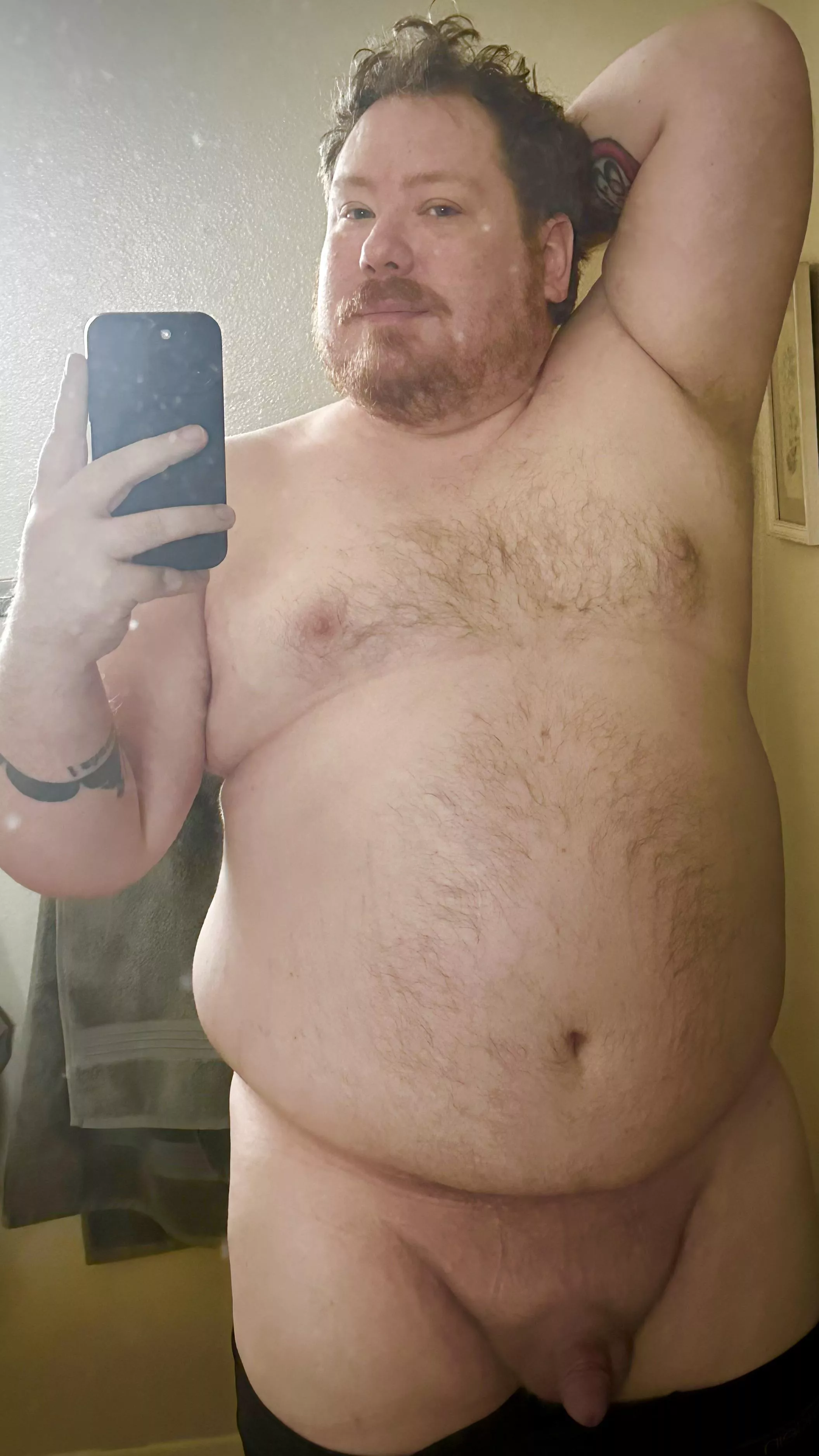 Wanna wake up next to a chubby ginger nerd with bed head