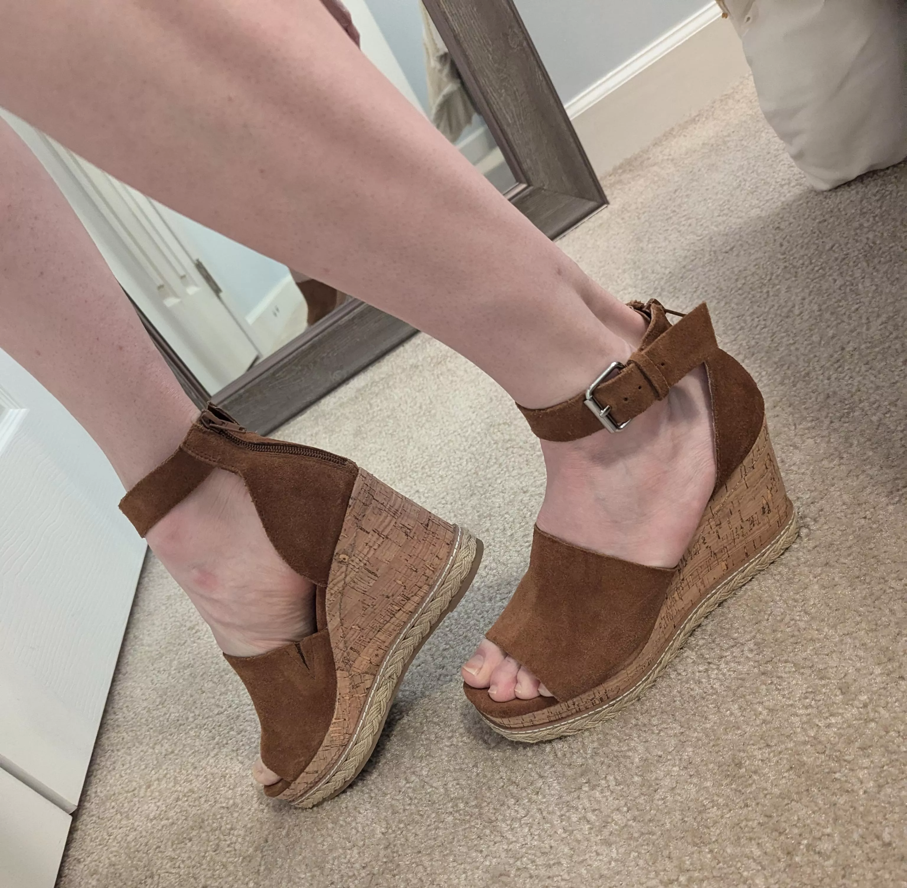 Wedges aren't usually my go to but absolutely loved these. 