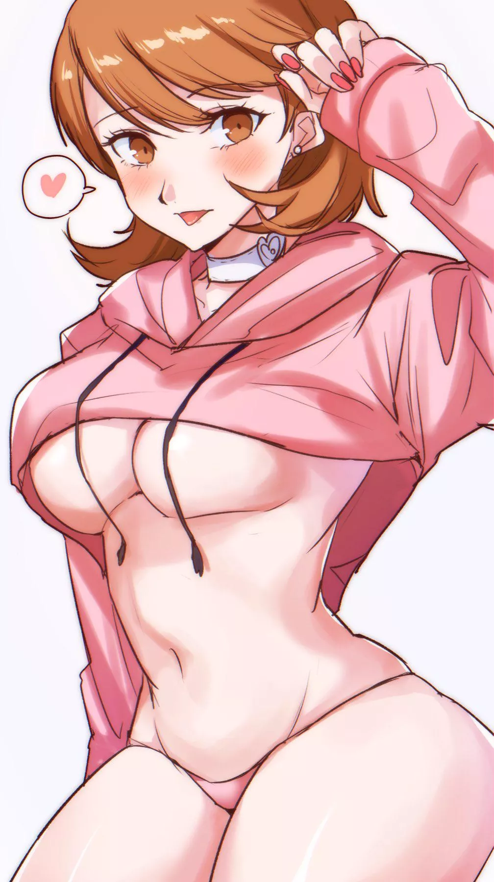 Yukari in a hoodie and panties (yuyuy 00)