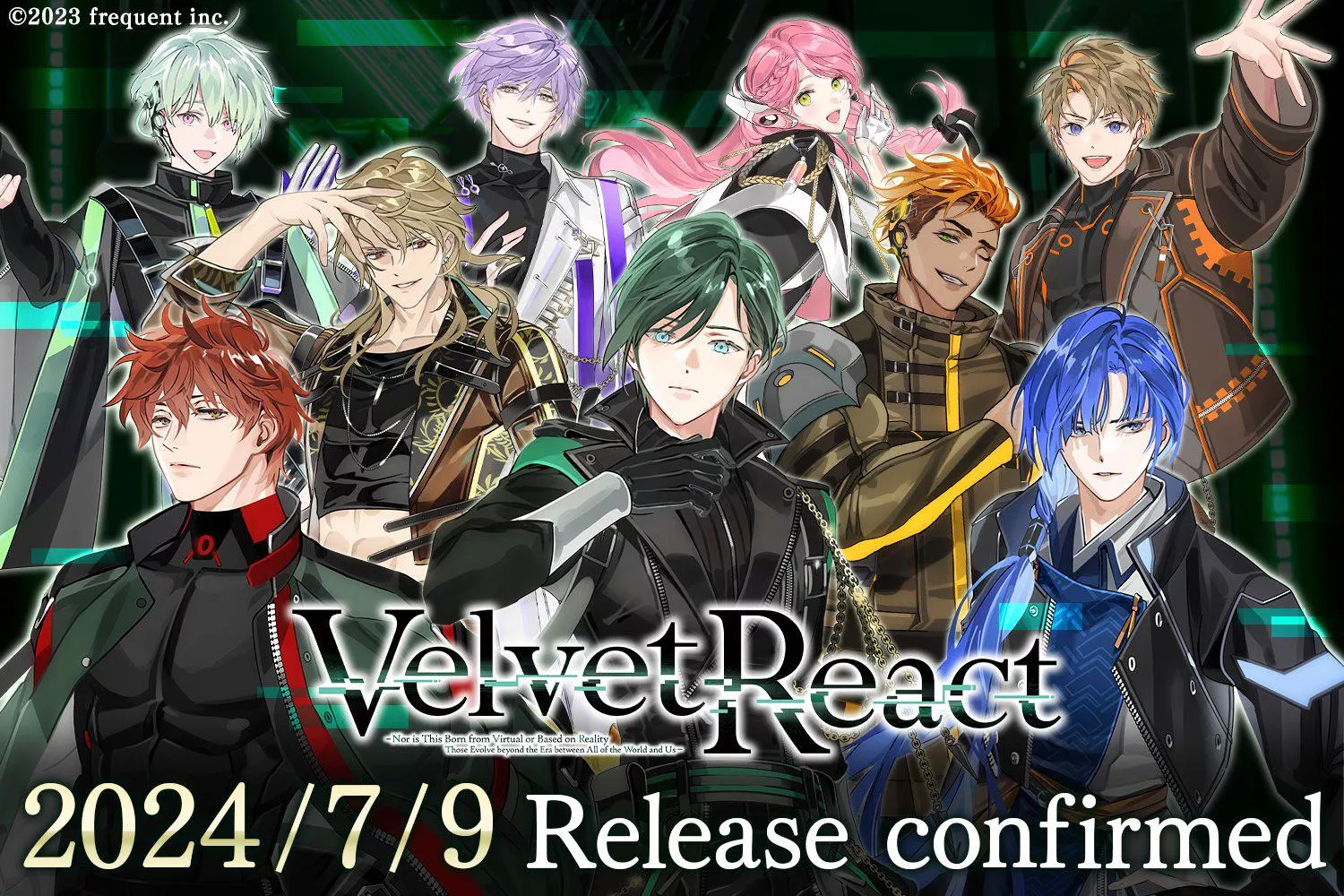 BL gacha game [Velvet React] launches July 9th!