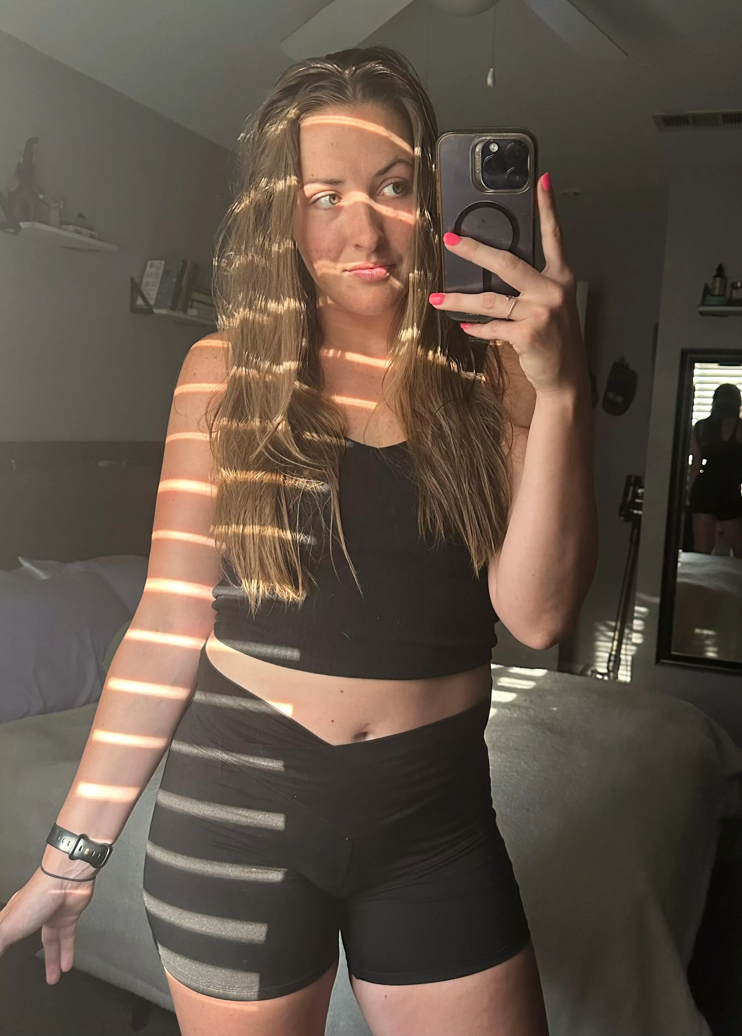 black is nice because I can still see you when you leave